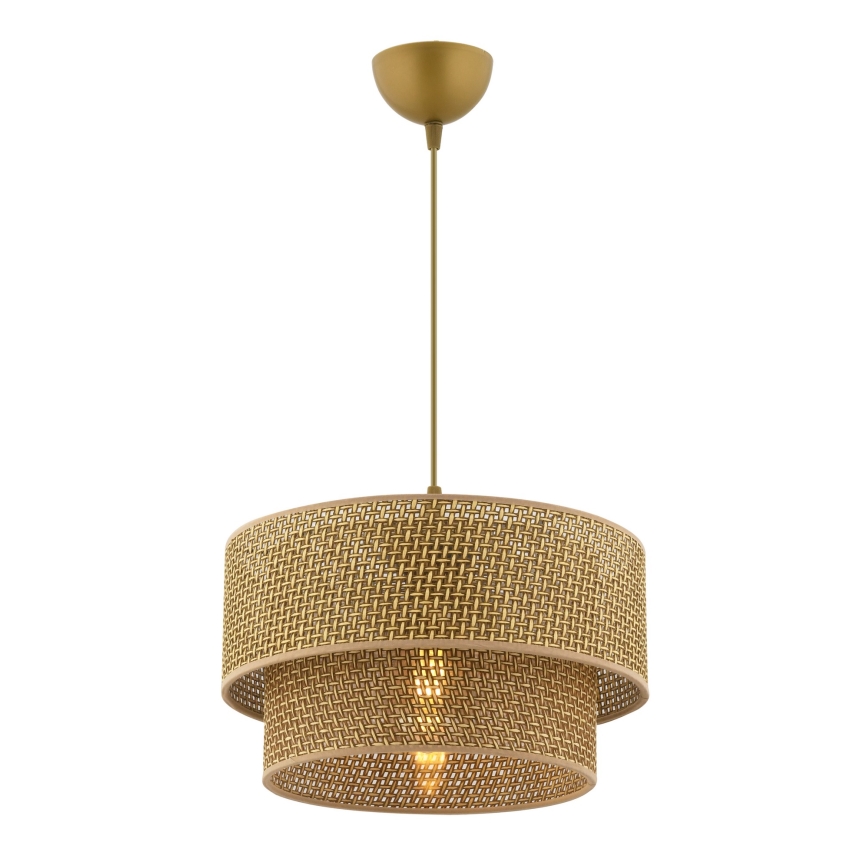 Hanglamp met snoer ECHO 1xE27/60W/230V bruin