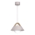 Hanglamp met snoer FUNDA 1xE27/15W/230V crème