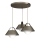 Hanglamp met snoer FUNDA 3xE27/15W/230V bronskleurig