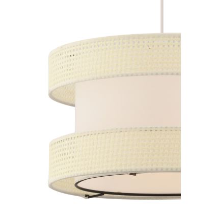 Hanglamp met snoer HALO 1xE27/60W/230V crème