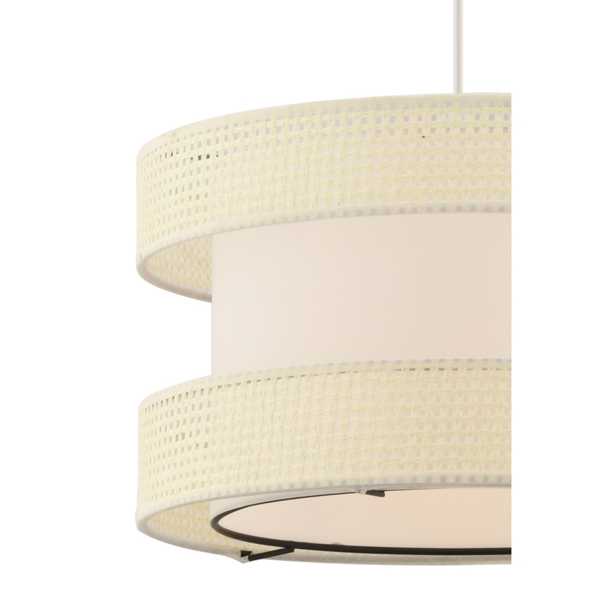 Hanglamp met snoer HALO 1xE27/60W/230V crème