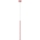 Hanglamp met snoer PASTELO 1xG9/8W/230V roze