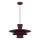 Hanglamp met snoer PLATO 1xE27/15W/230V bordeaux