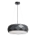 Hanglamp met snoer REUS 3xE27/40W/230V Ø 47 cm zwart