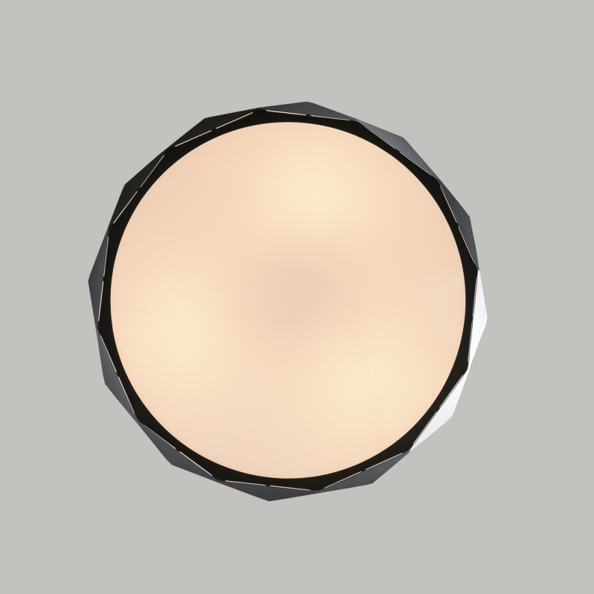 Hanglamp met snoer REUS 3xE27/40W/230V Ø 47 cm zwart