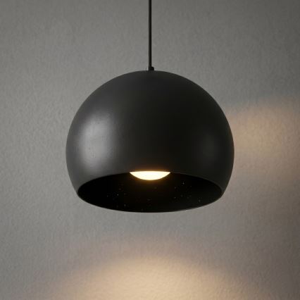 Hanglamp met snoer SOOL 1xE27/15W/230V Ø 27 cm zwart
