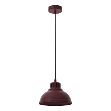 Hanglamp met snoer SVEN 1xE27/15W/230V bordeaux
