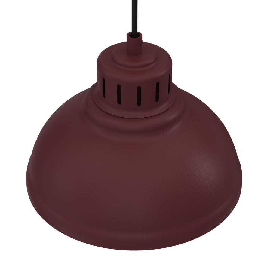 Hanglamp met snoer SVEN 1xE27/15W/230V bordeaux
