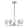 Hanglamp met stang TOGO 5xG9/40W/230V mat chroom/wit