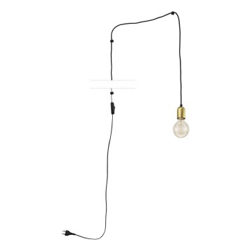 Hanglamp met stekker ESTRELLA 1xE27/60W/230V