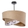 Hanglamp met vaste pendel 1xE27/60W/230V beige