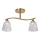 Hanglamp met vaste pendel 2xE14/60W/230V goud