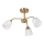 Hanglamp met vaste pendel 3xE14/60W/230V goud