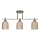 Hanglamp met vaste pendel 3xE14/60W/230V messing