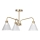 Hanglamp met vaste pendel 3xE27/60W/230V goud