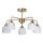 Hanglamp met vaste pendel 5xE14/60W/230V goud