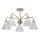 Hanglamp met vaste pendel 5xE27/60W/230V goud