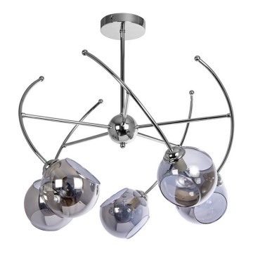 Hanglamp met vaste pendel 5xE27/60W/230V