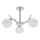 Hanglamp met vaste pendel AMOS 3xE27/40W/230V glanzend chroom