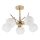 Hanglamp met vaste pendel AMOS 5xE27/40W/230V goud