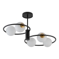 Hanglamp met vaste pendel AQUA 5xG9/12W/230V zwart