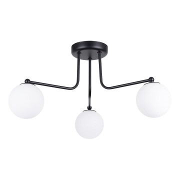 Hanglamp met vaste pendel ASTRAL 3xG9/8W/230V zwart