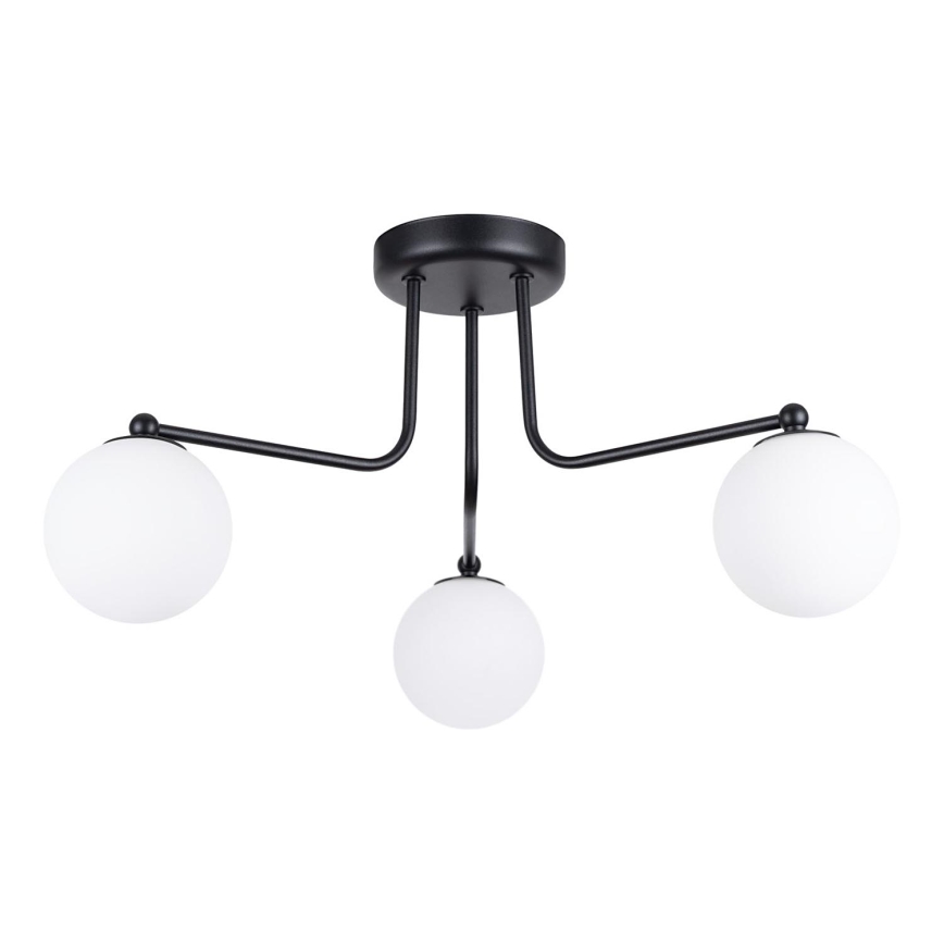 Hanglamp met vaste pendel ASTRAL 3xG9/8W/230V zwart