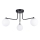 Hanglamp met vaste pendel ASTRAL 3xG9/8W/230V zwart