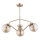 Hanglamp met vaste pendel BARSUM 3xE14/10W/230V goud