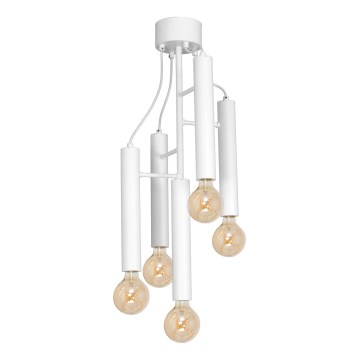 Hanglamp met vaste pendel BISSA 5xE27/60W/230V