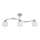 Hanglamp met vaste pendel CONNOR 3xE27/15W/230V glanzend chroom/wit