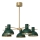 Hanglamp met vaste pendel ESTATE MINI 5xE27/15W/230V groen