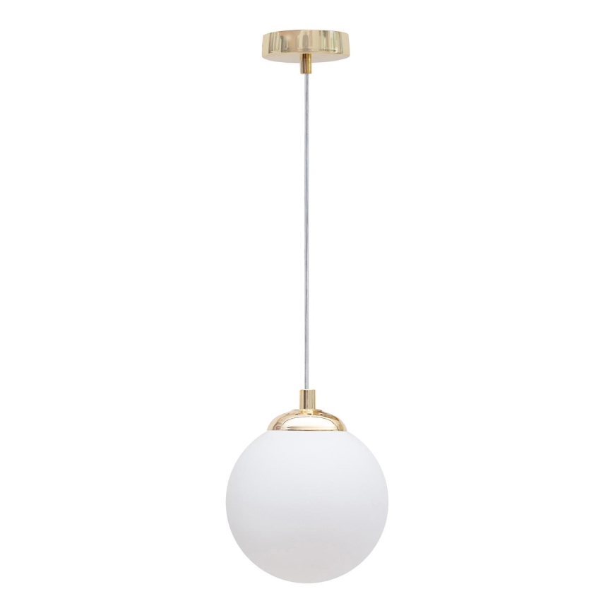 Hanglamp met vaste pendel FIRA 1xE27/60W/230V goud
