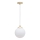 Hanglamp met vaste pendel FIRA 1xE27/60W/230V goud