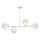 Hanglamp met vaste pendel FIRA 4xE27/60W/230V goud