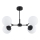 Hanglamp met vaste pendel FOTON 4xE14/10W/230V zwart