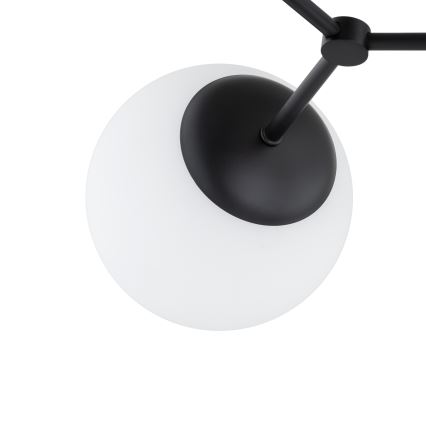 Hanglamp met vaste pendel FOTON 4xE14/10W/230V zwart