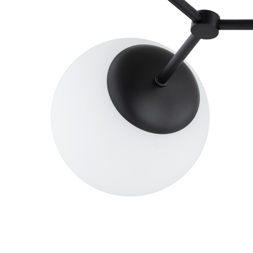 Hanglamp met vaste pendel FOTON 4xE14/10W/230V zwart