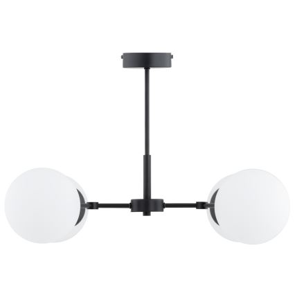 Hanglamp met vaste pendel FOTON 4xE14/10W/230V zwart