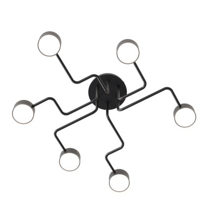 Hanglamp met vaste pendel KURAGE 6xGX53/12W/230V zwart