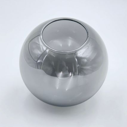 Hanglamp met vaste pendel LILOU 4xE14/5W/230V mat chroom/gerookt