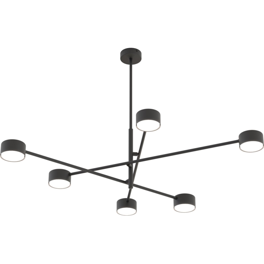 Hanglamp met vaste pendel NATSU 6xGX53/12W/230V zwart