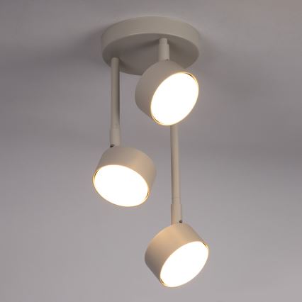 Hanglamp met vaste pendel NEMO 3xGX53/12W/230V beige