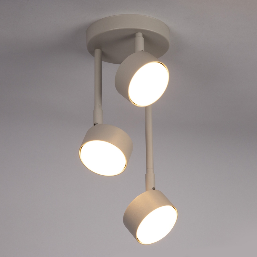 Hanglamp met vaste pendel NEMO 3xGX53/12W/230V beige