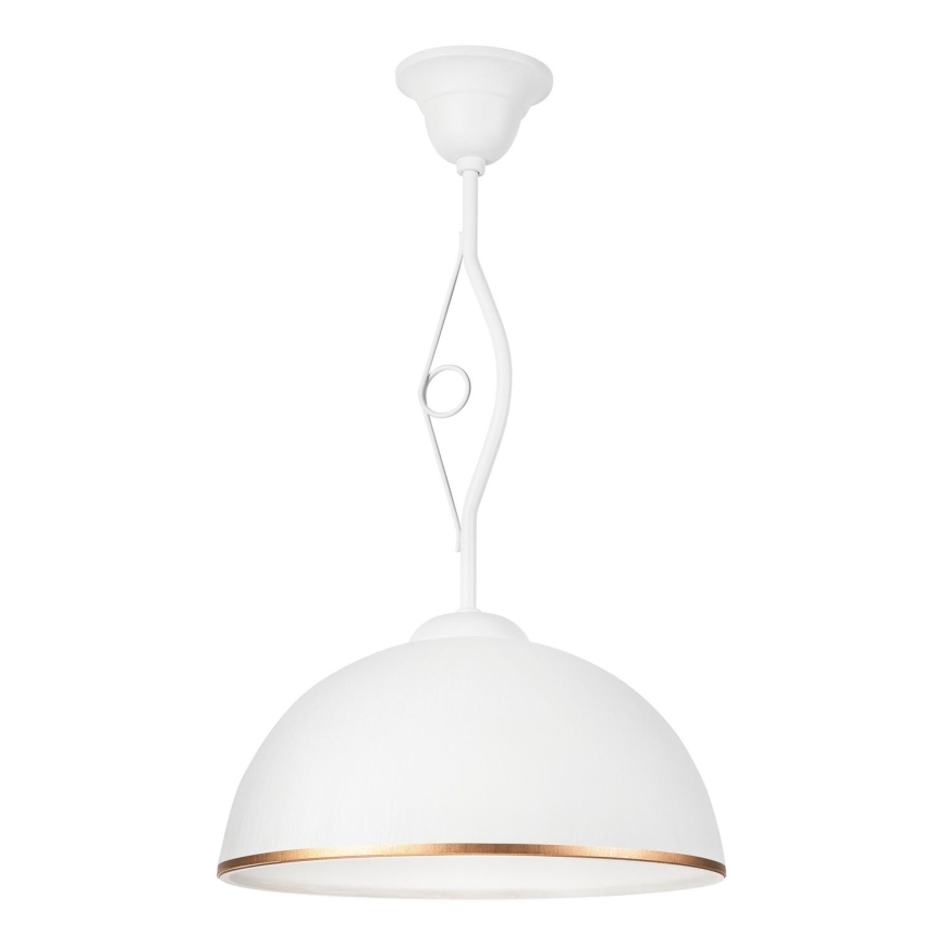 Hanglamp met vaste pendel RETRO II 1xE27/60W/230V wit