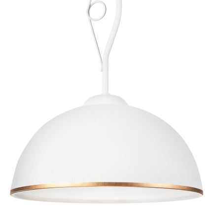 Hanglamp met vaste pendel RETRO II 1xE27/60W/230V wit