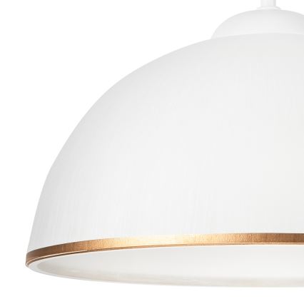 Hanglamp met vaste pendel RETRO II 1xE27/60W/230V wit