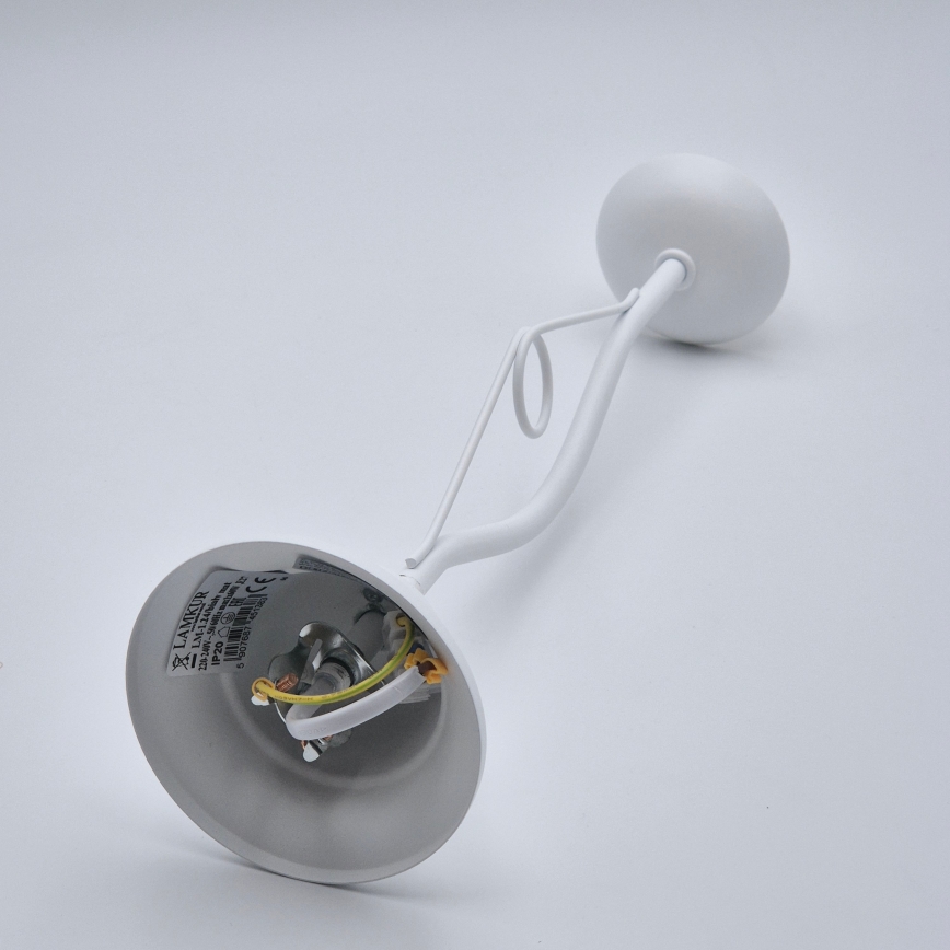 Hanglamp met vaste pendel RETRO II 1xE27/60W/230V wit