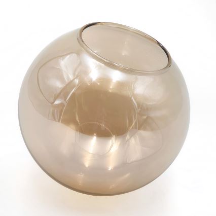 Hanglamp met vaste pendel ROLLO 5xE14/5W/230V goud/gerookt beige