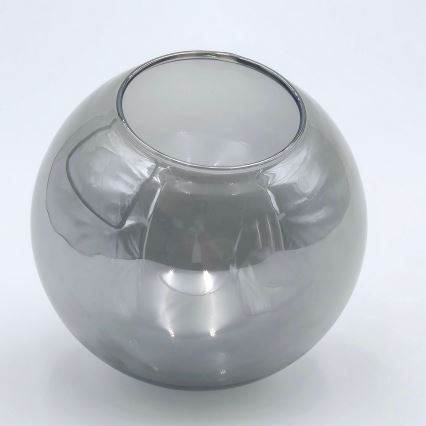 Hanglamp met vaste pendel ROLLO 8xE14/5W/230V mat chroom/gerookt